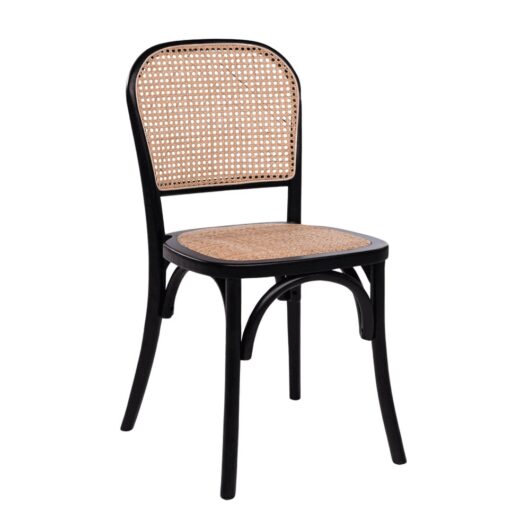 Salado Rattan Bistro Chair With Natural Seat