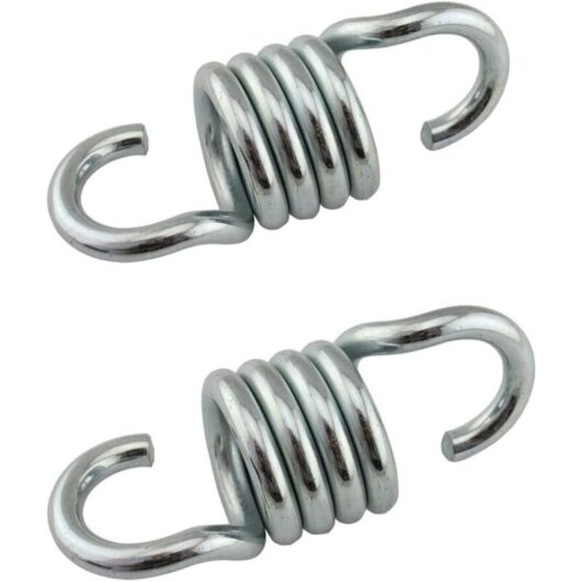 Tinor - Pack Rustproof Galvanized Iron Hammock Springs for Hanging Chairs and Porch Swings Weight Capacity 500kg