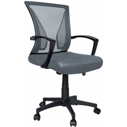 VOUNOT Ergonomic Office Desk Chair, Computer Chair Executive Swivel Chair, Grey