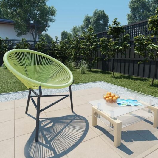 Vidaxl - Garden Acapulco Chair Poly Rattan Green