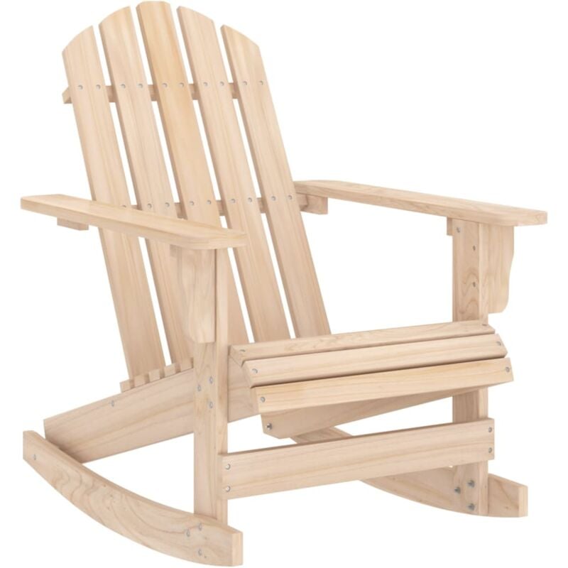 Vidaxl - Garden Adirondack Rocking Chair Solid Fir Wood