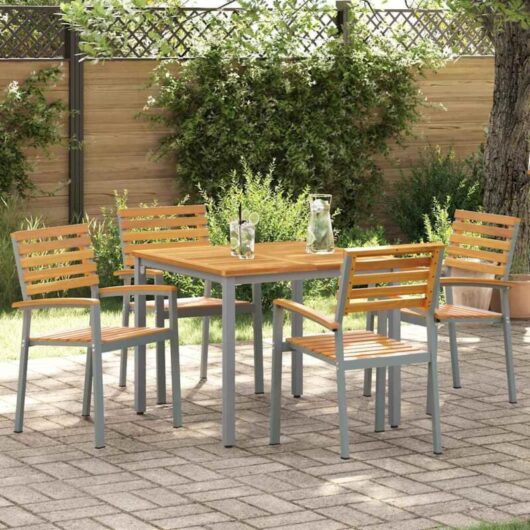 Vidaxl - Garden Chair 4 pcs Brown 56 x 57 x 87cm Solid Acacia wood