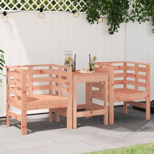 Vidaxl - Garden Chairs 2 pcs 61.5x53x71 cm Solid Wood Douglas