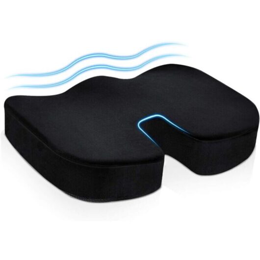 Ahlsen seat cushion, memory foam seat cushion, anti-decubitus seat cushion, seat cushion for sciatica, for car seat, chair, wheelchair