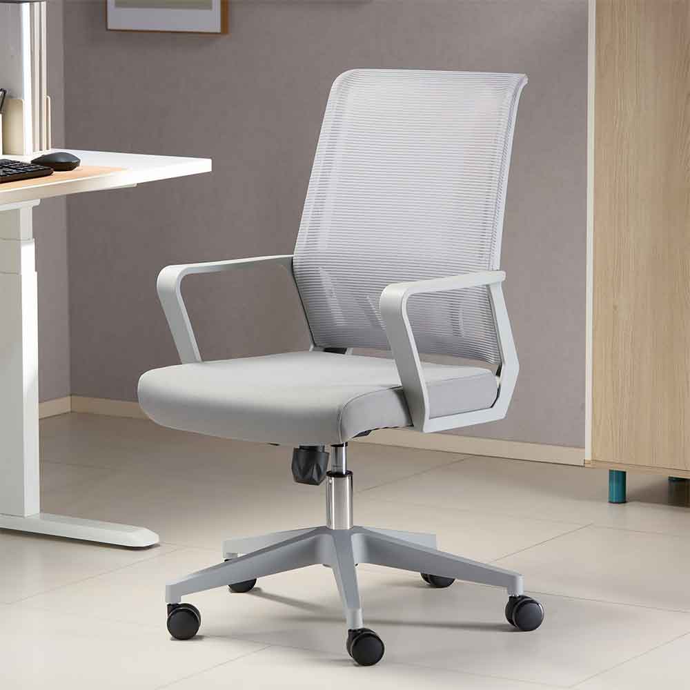 Alpine Fabric Home And Office Chair - Grey