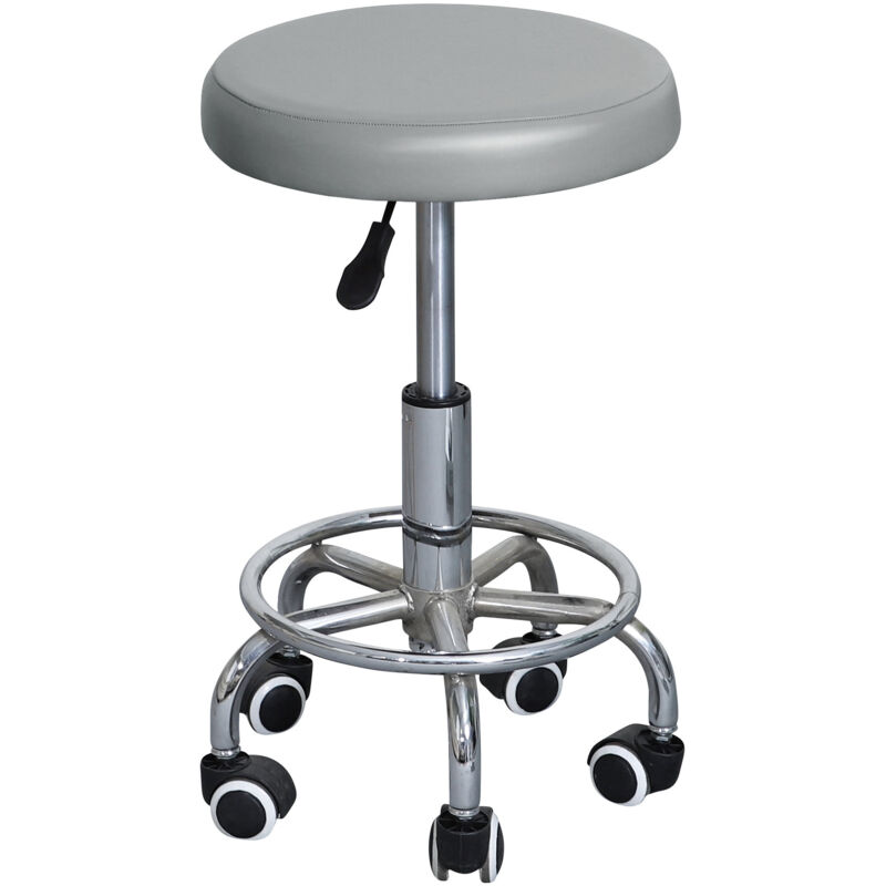 CCYKXA Waterproof round bar stool covers - Polyurethane - For office chairs - For dining room - Round stool, Grey
