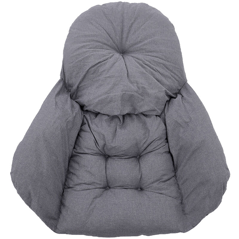 Dark Gray Single Egg-shaped Hanging Basket Seat Cushion Swing Chair Cushion