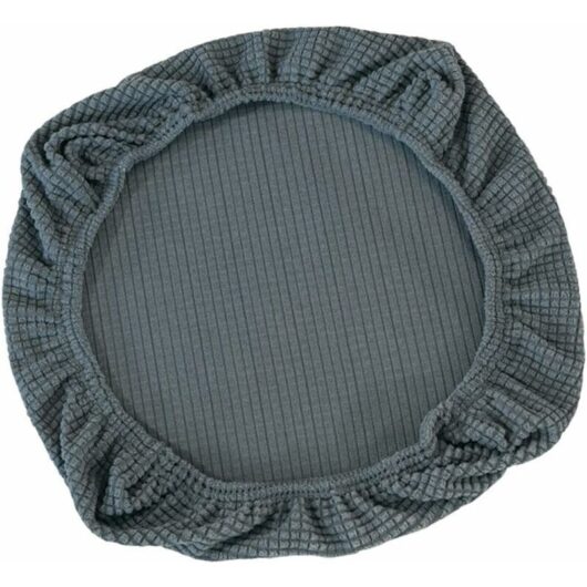 Elastic office chair cover, swivel chair cover, grey