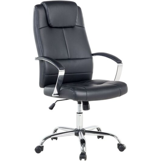 Executive Chair WINNER Faux Leather Black