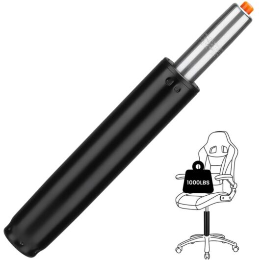 Gas Spring for Chair, Class 4 Piston Gas Pressure Spring 1000 LBS, 450 kg, Length 300-450mm, Office Chair Gas Spring for Swivel Gaming, Black