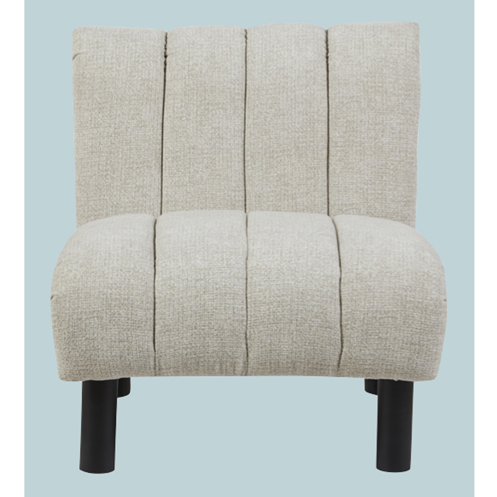 Levelland Fabric Accent Chair With Black Legs - Oatmeal