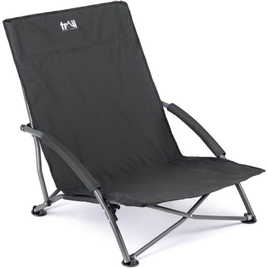Low Folding Chair - Black