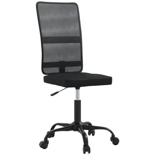 Office Chair Black Mesh Fabric vidaXL