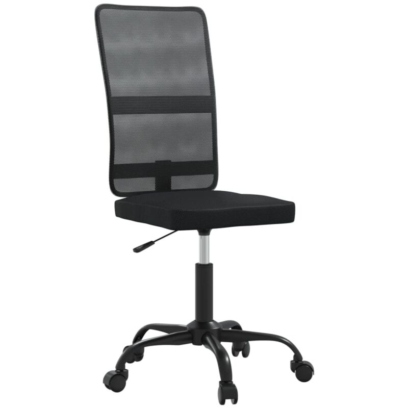 Office Chair Black Mesh Fabric vidaXL