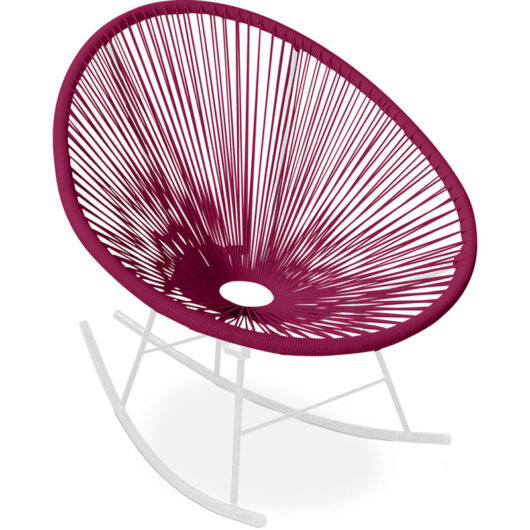 Outdoor Chair - Garden Chair - Rocking Chair - New Edition - Acapulco Purple