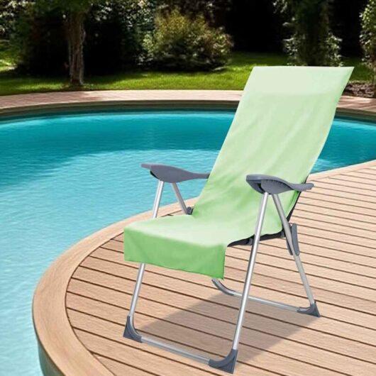 Outdoor Chair Towels 2 pcs Blue 130 x 60 cm vidaXL