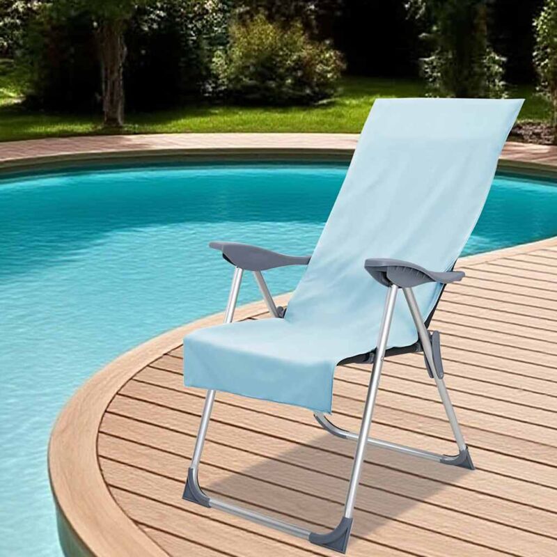 Outdoor Chair Towels 2 pcs Green 130 x 60 cm vidaXL