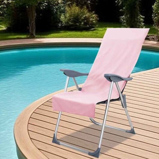 Outdoor Chair Towels 2 pcs Pink 130 x 60 cm vidaXL