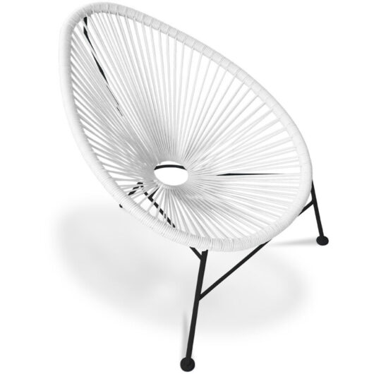 Privatefloor - Outdoor Chair - Outdoor Garden Chair - Acapulco White
