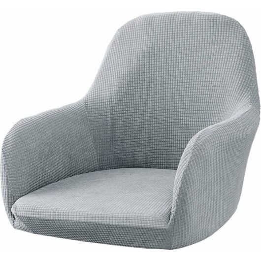 Stretch Chair Cover for Dining Room, Office (Grey)