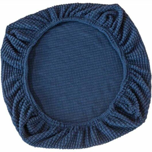 Stretch Office Chair Seat Cover, Swivel Chair Cover, Swivel Chair Cover, Dark Blue
