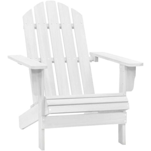 Vidaxl - Garden Chair Wood White