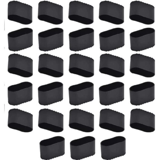 28-Piece Chair Leg Caps: Rectangular Chair Caps, Oval Chair Caps, Chair Leg Protectors, Table Leg Protectors, Silicone Chair Pads, Rubber Chair Covers
