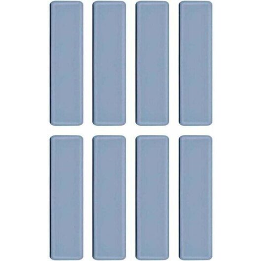8 Pieces Adhesive Teflon Glides, Teflon Furniture Glides, Self-Adhesive Teflon Glides, Round Furniture Glides for Chairs and Armchairs (B)