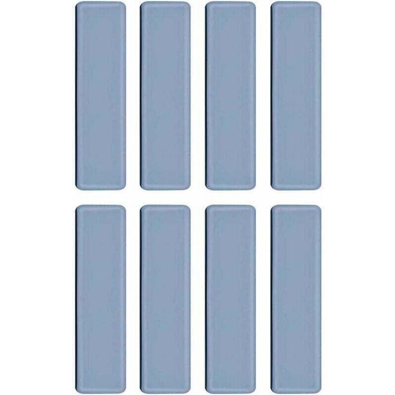 8 Pieces Adhesive Teflon Glides, Teflon Furniture Glides, Self-Adhesive Teflon Glides, Round Furniture Glides for Chairs and Armchairs (B)