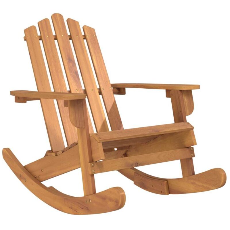 Adirondack Rocking Chair Solid Wood Acacia vidaXL