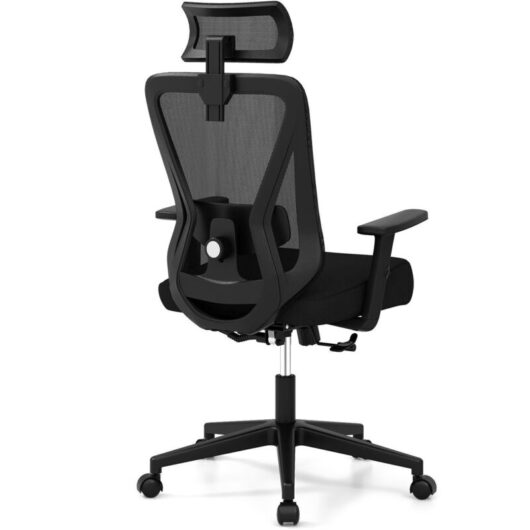 COSTWAY Mesh Ergonomic Office Chair Adjustable Swivel Task Chair Rocking