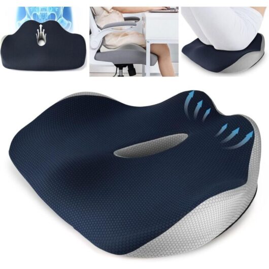 Chair Cushion, Seat Cushion, Office Chair Cushion, Memory Foam, Car Driver Cushion, Washable Cover, Hip Shaping, Coccyx Relief Seat Cushion
