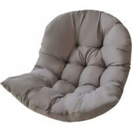 Chair cushion 80 x 120 cm in frosted fabric - Thick design for indoor and outdoor comfort - For swings and rocking chairs
