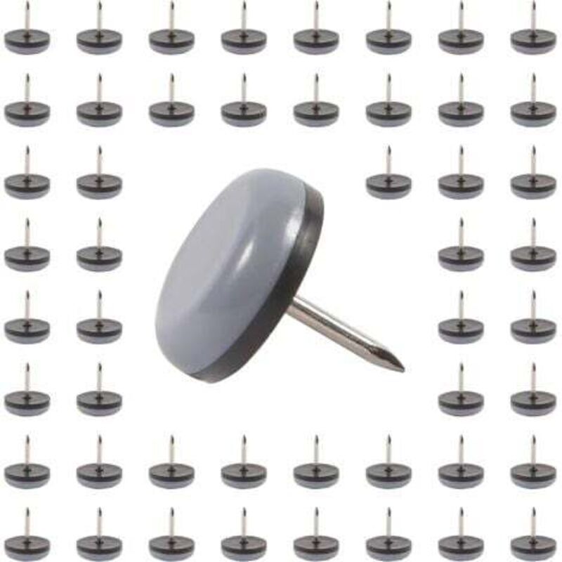 Chair leg glides. Easy to install on chair legs. Furniture glides for indoor use to protect floors from table legs (50 pack).