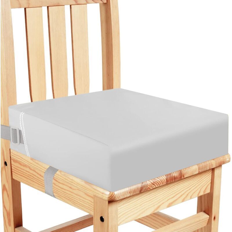 Child Booster Seat, Waterproof PU Leather, Strong Support, Portable Elevated Chair, Suitable for Young Children's Mealtimes, Easy-to-Clean Elevated