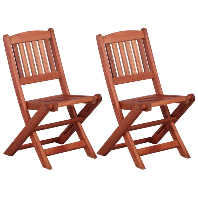Children's Dining Chairs 2 pcs Solid Eucalyptus Wood vidaXL