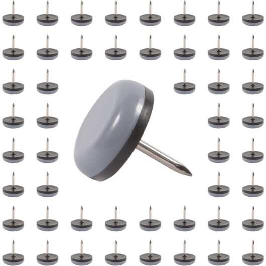 Csparkv - Chair Leg Caps. Easy to Install on Chair Legs, 19mm Furniture Pads for Indoor Use to Protect Floors from Table Legs (50 Pack)