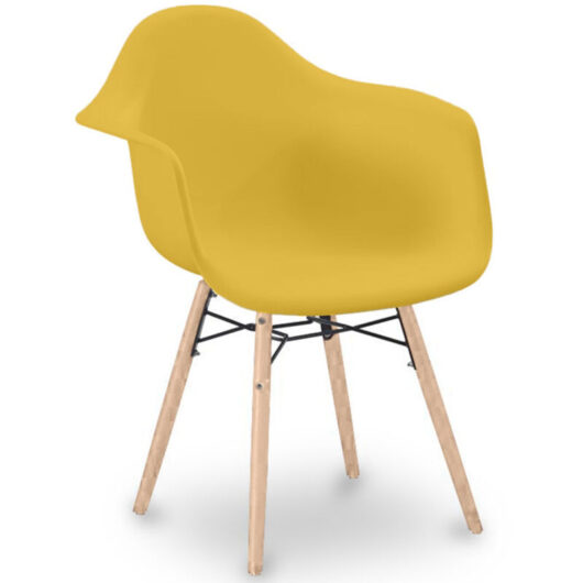 Dining Chair Scandinavian Design - Wooden Legs - Nordika