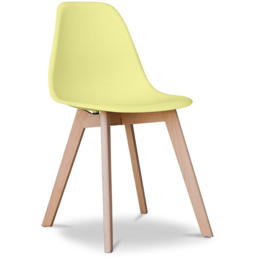 Dining Chair - Scandinavian Style - Denisse Pastel yellow