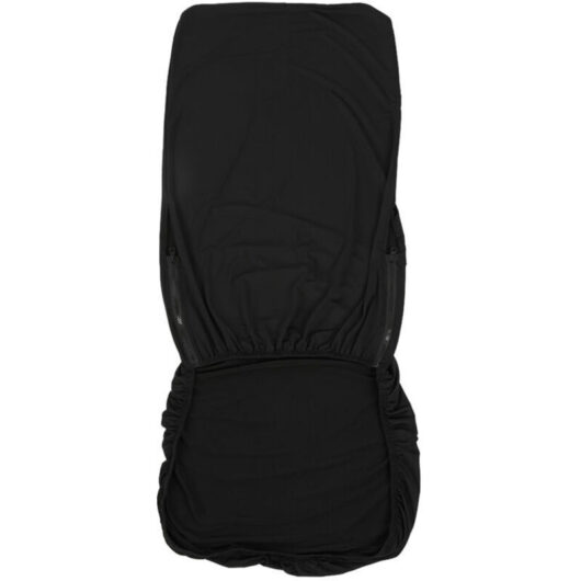 Elastic stretch fabric seat cover protector for office computer chairs (black)