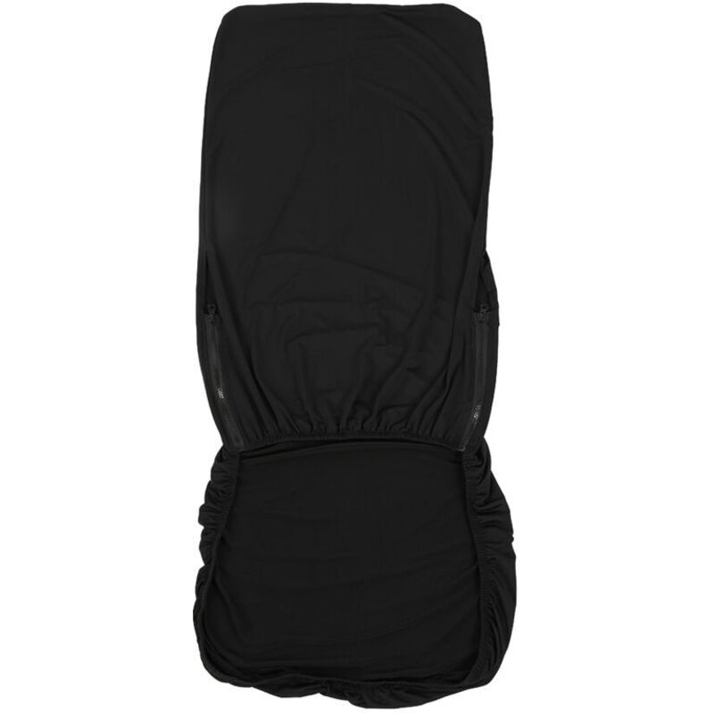 Elastic stretch fabric seat cover protector for office computer chairs (black)