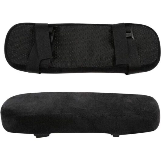 Elbow Cushion, 2 Pieces Memory Foam Armrest Protectors Elbow Support Arm Pads Chair Armrests Soft Elbow Pillow