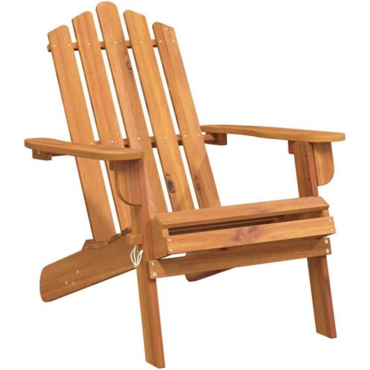 Garden Adirondack Chair Solid Acacia Wood vidaXL