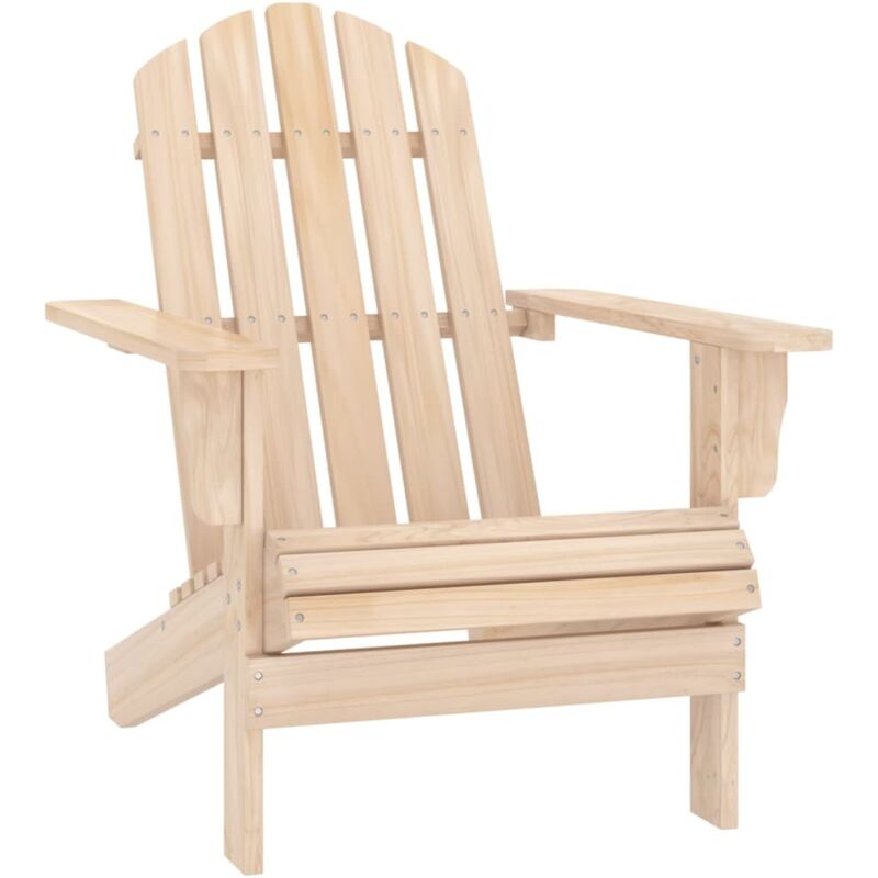 Garden Adirondack Chair Solid Fir Wood vidaXL