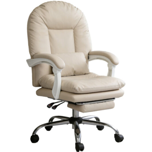 Levede Office Chair Ergonomic Executive Chair Heavy Duty 155°Reclining Leather