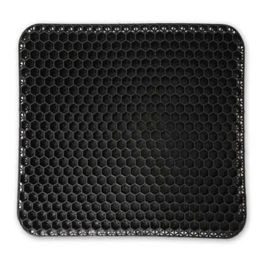 Linghhang - Chair Cushion, Breathable Gel Cushion, (Black) Anti-Decubitus Cushion, Relieves Pressure on the Orthopedic with Non-Slip Cover for