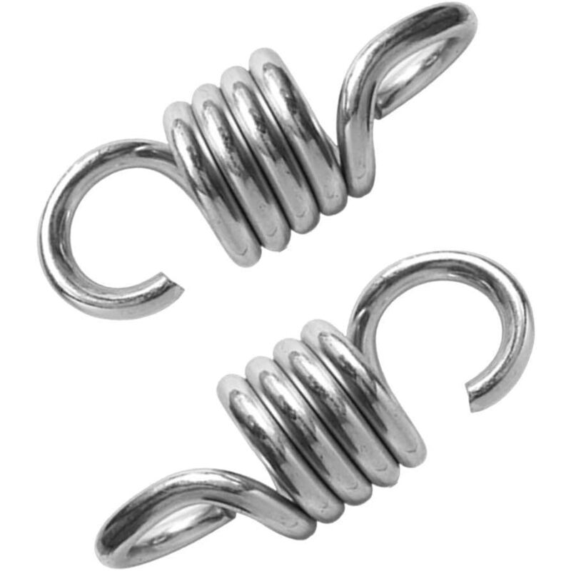 Memkey - 2 Pack Hanging Hooks, 700 Pound Weight Hammock Spring, Supported Chair Spring for Porch Chairs, Hanging Swings