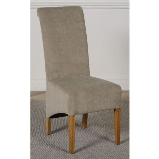 Modern Furniture Direct - Montana Grey Fabric Dining Chairs for Dining Room or Kitchen