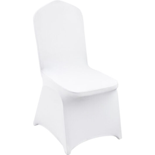 Mophorn - Stretch Spandex Folding Chair Covers, Universal Fitted Chair Cover, Removable Washable Protective Slipcovers, for Wedding, Holiday,