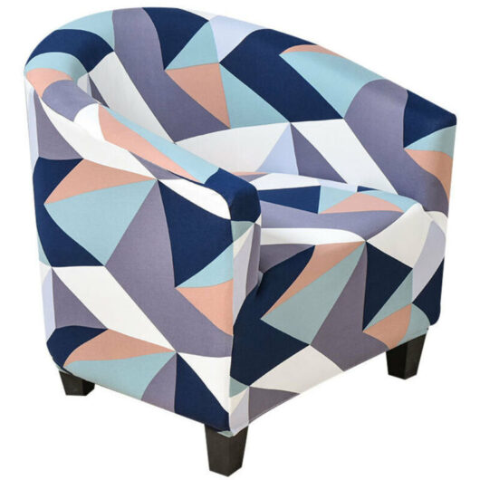 Mowze - PinkExtendable Convertible Armchair Cover,Easy to Install and Wash, Chair Cover with Armrests Armchair Cover for Counter Bar Living Room